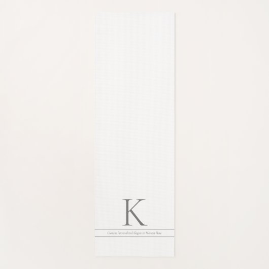 Personalisiert Name Mantra Custom Yogamatte (Vorderseite)