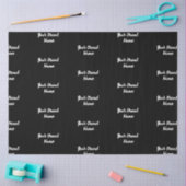 Personalisiert Name Monogram Business Tissue Seidenpapier (Basteln)