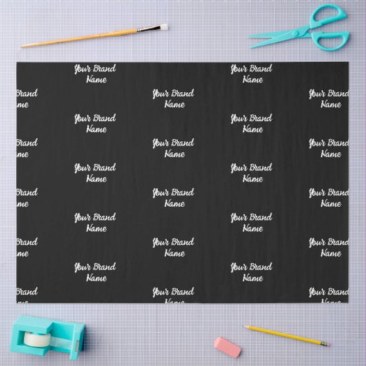 Personalisiert Name Monogram Business Tissue Seidenpapier (Basteln)