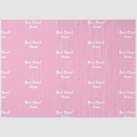 Personalisiert Name Monogram Business Tissue Seidenpapier (Vorderseite)