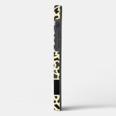 Personalisiert Name Monogram Leopard iPhone 12 Fal Case-Mate iPhone Hülle (Rückseite / Links)