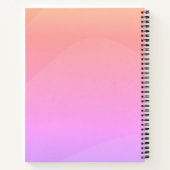 Personalisiert Name Multicolor-Notebook Notizblock (Rückseite)