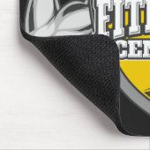 Personalisiert NAME Muskel-Fitness-Trainingsgerät Mousepad (Ecke)
