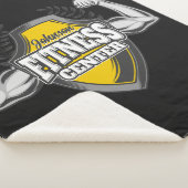 Personalisiert NAME Muskel-Fitness-Trainingsgerät Sherpadecke (3/4)