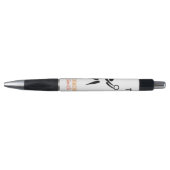 Personalisiert Name Netball Coach Kugelschreiber (Vorderseite)