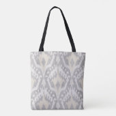 Personalisiert Name neutral Ikat Pattern Bridesmai Tasche (Rückseite)
