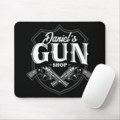 Personalisiert NAME Old Revolvers Gun Shop Feuerwa Mousepad (Mit Mouse)