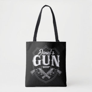Personalisiert NAME Old Revolvers Gun Shop Feuerwa Tasche