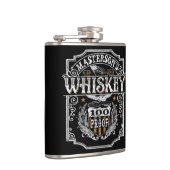 Personalisiert NAME Old West Whiskey Brauerei Bar Flachmann (Rechts)