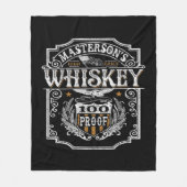 Personalisiert NAME Old West Whiskey Brauerei Bar Fleecedecke (Vorderseite)