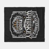 Personalisiert NAME Old West Whiskey Brauerei Bar Fleecedecke (Vorderseite (Horizontal))