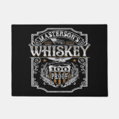 Personalisiert NAME Old West Whiskey Brauerei Bar Fußmatte (Vorderseite)