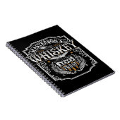 Personalisiert NAME Old West Whiskey Brauerei Bar Notizblock (Rechte Seite)