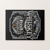 Personalisiert NAME Old West Whiskey Brauerei Bar Puzzle (Horizontal)