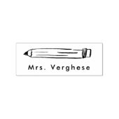 Personalisiert Name Pencil Gummistempel (Stempel)