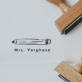 Personalisiert Name Pencil Gummistempel