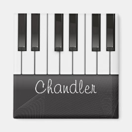 Personalisiert NAME Pianist Piano Keys Music Teach Magnet