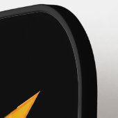 Personalisiert Name Pickleball Player Monogram Schläger (Linke Seite)