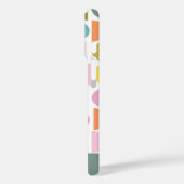 Personalisiert Name Playful Pastel Retro Geometric Case-Mate iPhone Hülle (Rückseite / Links)