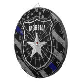 Personalisiert NAME Police Officer Sheriff Polizis Dartscheibe (Vorderseite rechts)