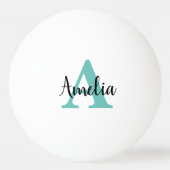 Personalisiert Name Pong Pong Ball Tischtennisball (Vorderseite)