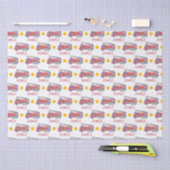 Personalisiert Name Red Fire LKW Party Seidenpapier (Handwerk)