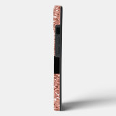 Personalisiert Name Rose Gold Glitzer Sparkone Case-Mate iPhone Hülle (Rückseite / Links)