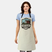 Personalisiert NAME Rustikales Bauernhaus Alte Win Schürze (Getragen)