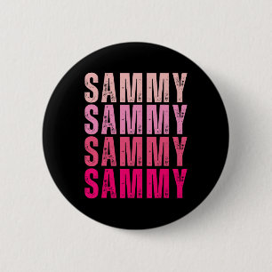 Personalisiert Name Sammy I Liebe Sammy Vintag Button