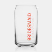 Personalisiert Name Script-Brautparty Bevorzugung  Dosenglas (Vorderseite)