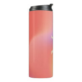 Personalisiert-Name-Script-Monogramm Thermosbecher (Nach links gedreht)