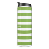 Personalisiert-Name-Script-Monogramm Thermosbecher (Nach rechts gedreht)