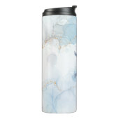 Personalisiert-Name-Script-Monogramm Thermosbecher (Nach links gedreht)