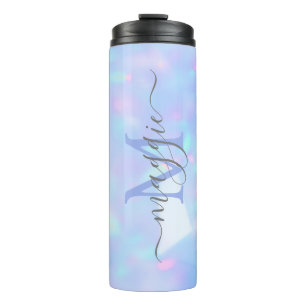 Personalisiert-Name-Script-Monogramm Thermosbecher