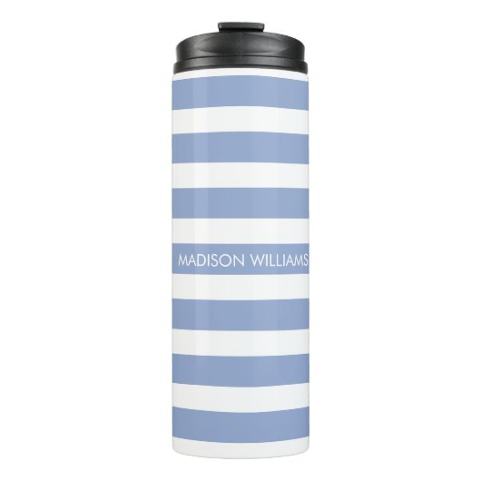 Personalisiert-Name-Script-Monogramm Thermosbecher (Vorderseite)