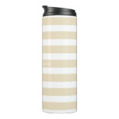 Personalisiert-Name-Script-Monogramm Thermosbecher (Nach rechts gedreht)