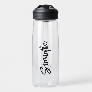 Personalisiert Name Script Typografy Simple Trinkflasche