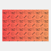 Personalisiert Name Sentiment Sport Basketball The Geschenkpapier Set (Vorderseite 3)