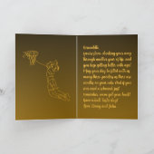 Personalisiert Name Sentiment Sport Thema Basketba Karte (Innenseite)