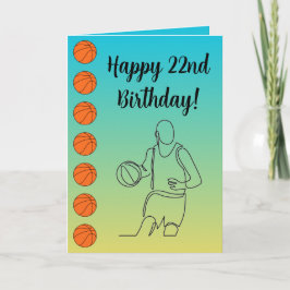 Personalisiert Name Sentiment Sport Thema Basketba Karte