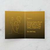 Personalisiert Name Sentiment Sport Thema Volleyba Karte (Innenseite)