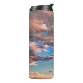 Personalisiert Name Soft, Dreamy Sky Thermosbecher (Nach links gedreht)