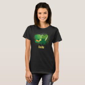 Personalisiert Name St Patricks Day Kleeblatt Clov T-Shirt (Vorne ganz)