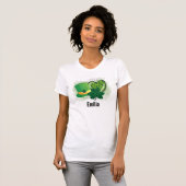 Personalisiert Name St Patricks Day Kleeblatt Clov T-Shirt (Vorne ganz)