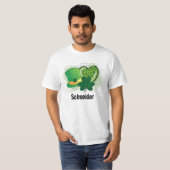 Personalisiert Name St Patricks Day Kleeblatt Clov T-Shirt (Vorne ganz)