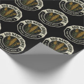 Personalisiert NAME Sweet Corn Garden Farm Bauer Geschenkpapier (Ecke)