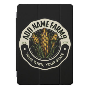 Personalisiert NAME Sweet Corn Garden Farm Bauer iPad Pro Cover