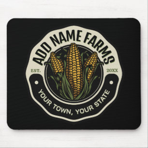 Personalisiert NAME Sweet Corn Garden Farm Bauer Mousepad