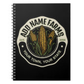 Personalisiert NAME Sweet Corn Garden Farm Bauer Notizblock (Vorderseite)