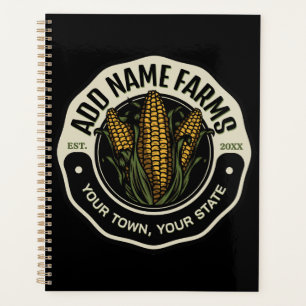 Personalisiert NAME Sweet Corn Garden Farm Bauer Planer